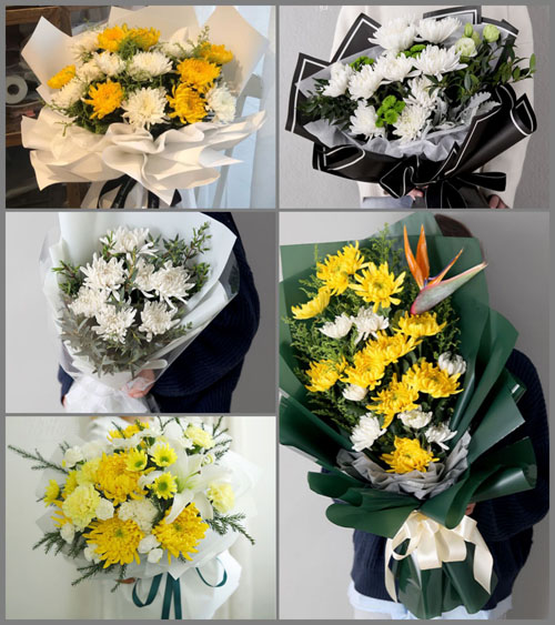 安徽黄山市休宁县齐云山镇岩脚村白事花束代送